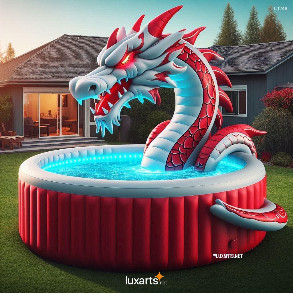 Unwind in Style: Unwind in Style with a Majestic Inflatable Dragon Hot Tub inflatable dragon hot tub 9