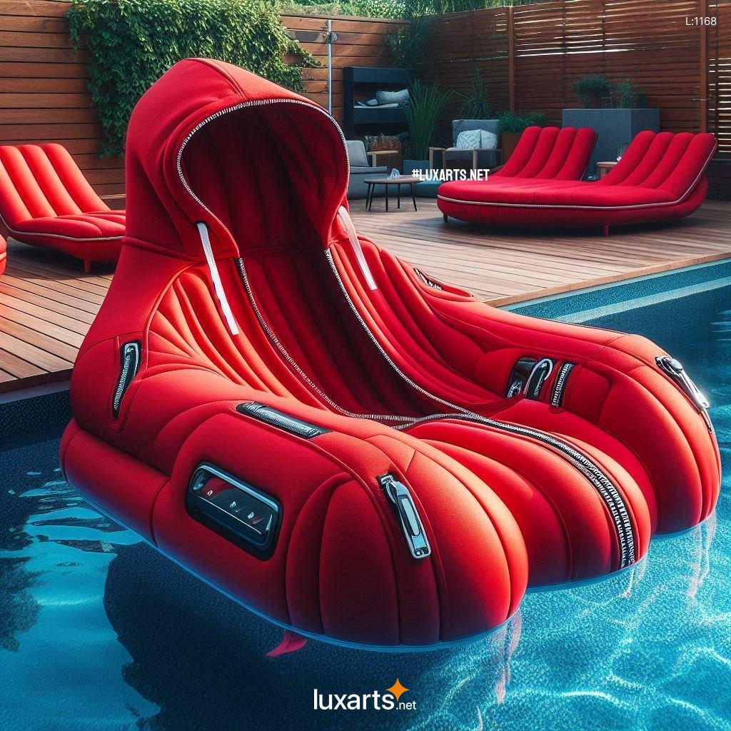 Embrace the Fun with the Unique Design of the Inflatable Hoodie Pool Lounger inflatable hoodie pool lounger 4