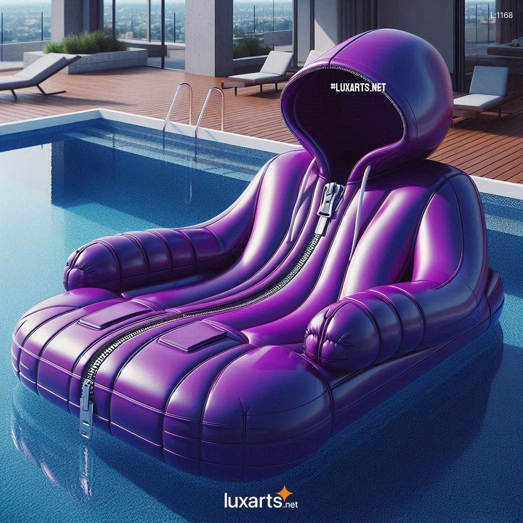 Embrace the Fun with the Unique Design of the Inflatable Hoodie Pool Lounger inflatable hoodie pool lounger 7