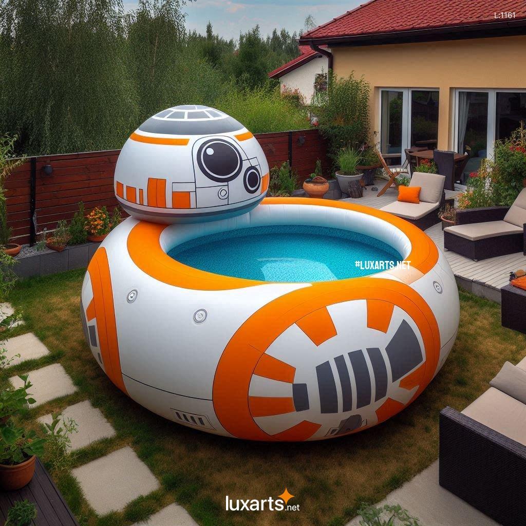 Captivating Inflatable Star Wars Theme Pool Designs to Transport You to a Galaxy Far, Far Away inflatable star war theme pool 1