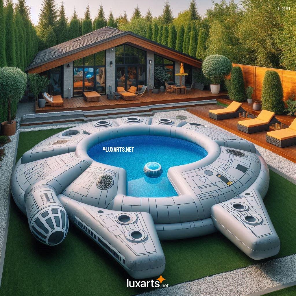 Captivating Inflatable Star Wars Theme Pool Designs to Transport You to a Galaxy Far, Far Away inflatable star war theme pool 2