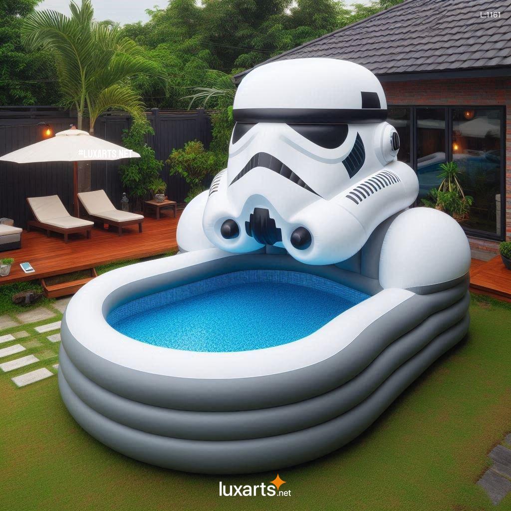Captivating Inflatable Star Wars Theme Pool Designs to Transport You to a Galaxy Far, Far Away inflatable star war theme pool 9