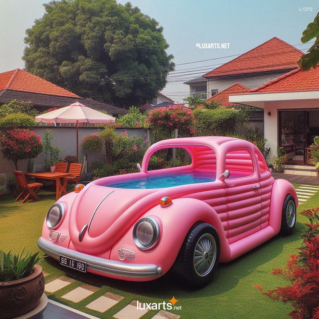 The Perfect Summer Getaway: Inflatable Volkswagen Beetle Pool inflatable volkswagen beetle pool 3