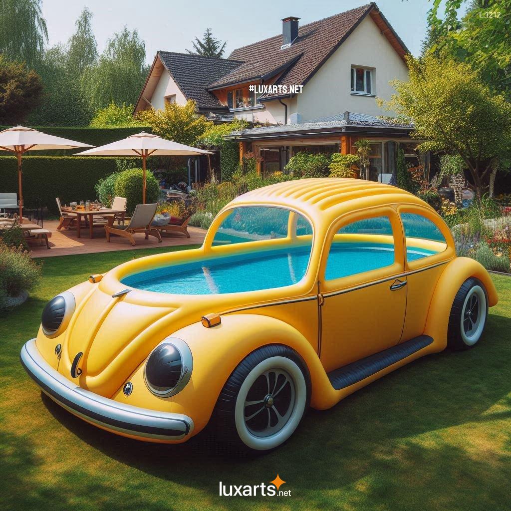 The Perfect Summer Getaway: Inflatable Volkswagen Beetle Pool inflatable volkswagen beetle pool 5