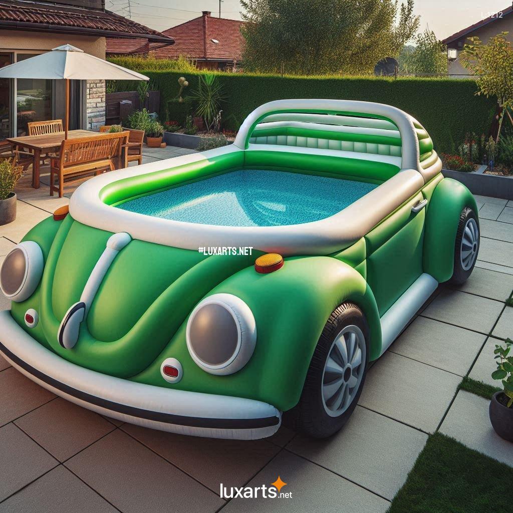 The Perfect Summer Getaway: Inflatable Volkswagen Beetle Pool inflatable volkswagen beetle pool 6