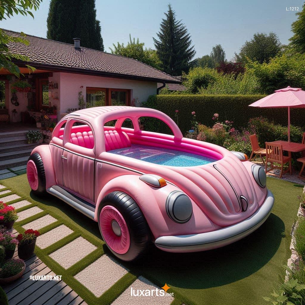 The Perfect Summer Getaway: Inflatable Volkswagen Beetle Pool inflatable volkswagen beetle pool 7