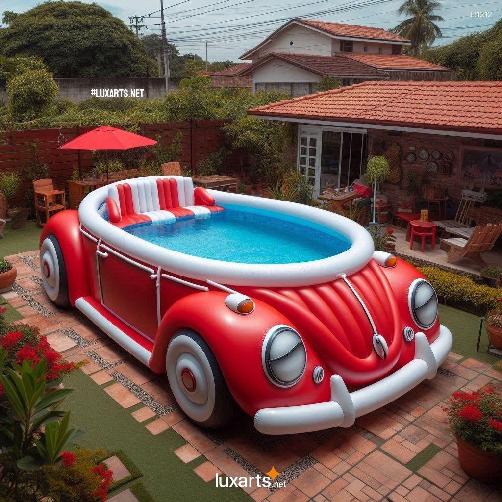 The Perfect Summer Getaway: Inflatable Volkswagen Beetle Pool inflatable volkswagen beetle pool 8
