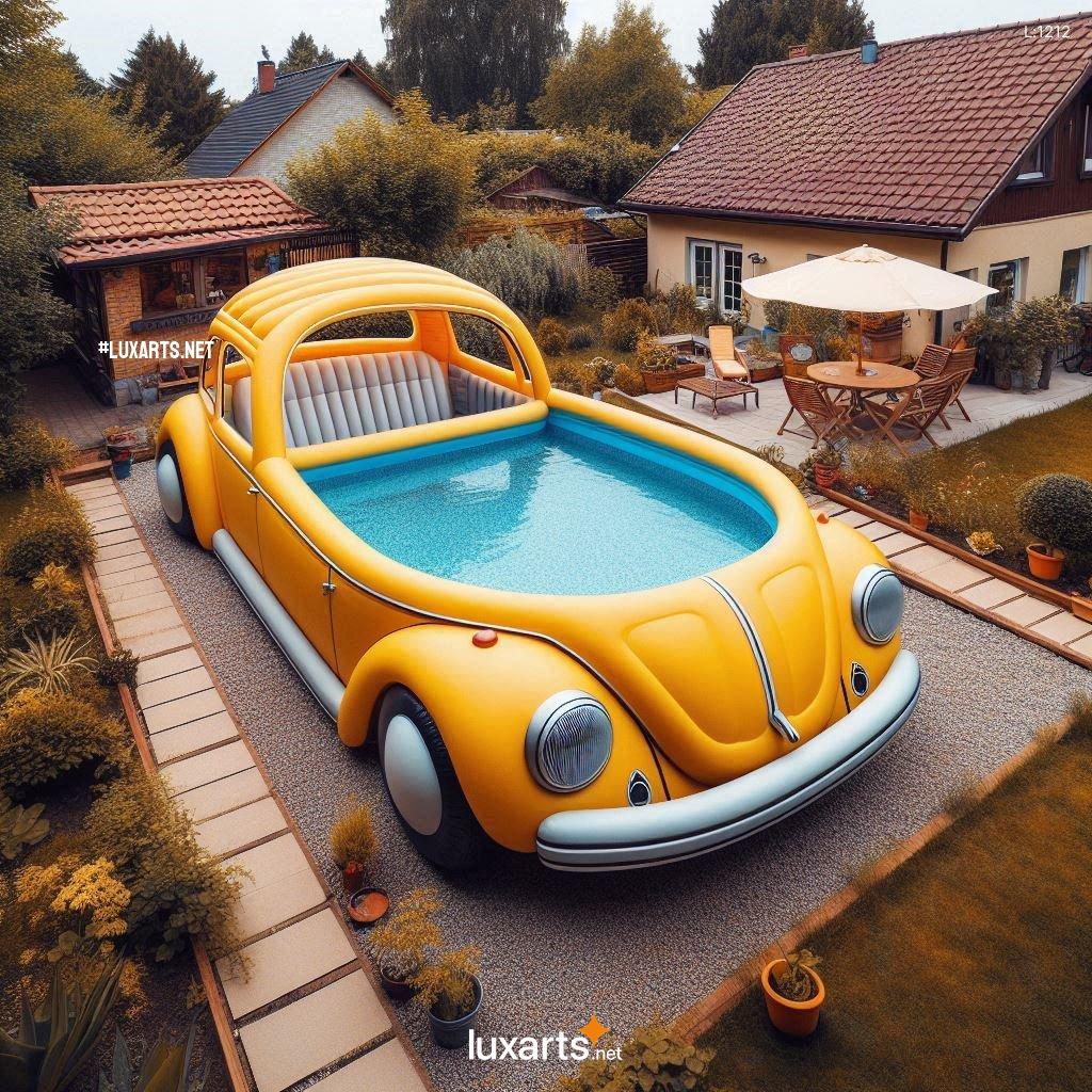 The Perfect Summer Getaway: Inflatable Volkswagen Beetle Pool inflatable volkswagen beetle pool 9