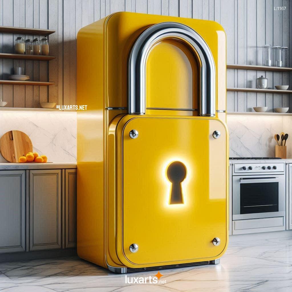 Padlock Shaped Fridge: A Unique and Creative Addition to Your Kitchen padlock shaped fridge 10