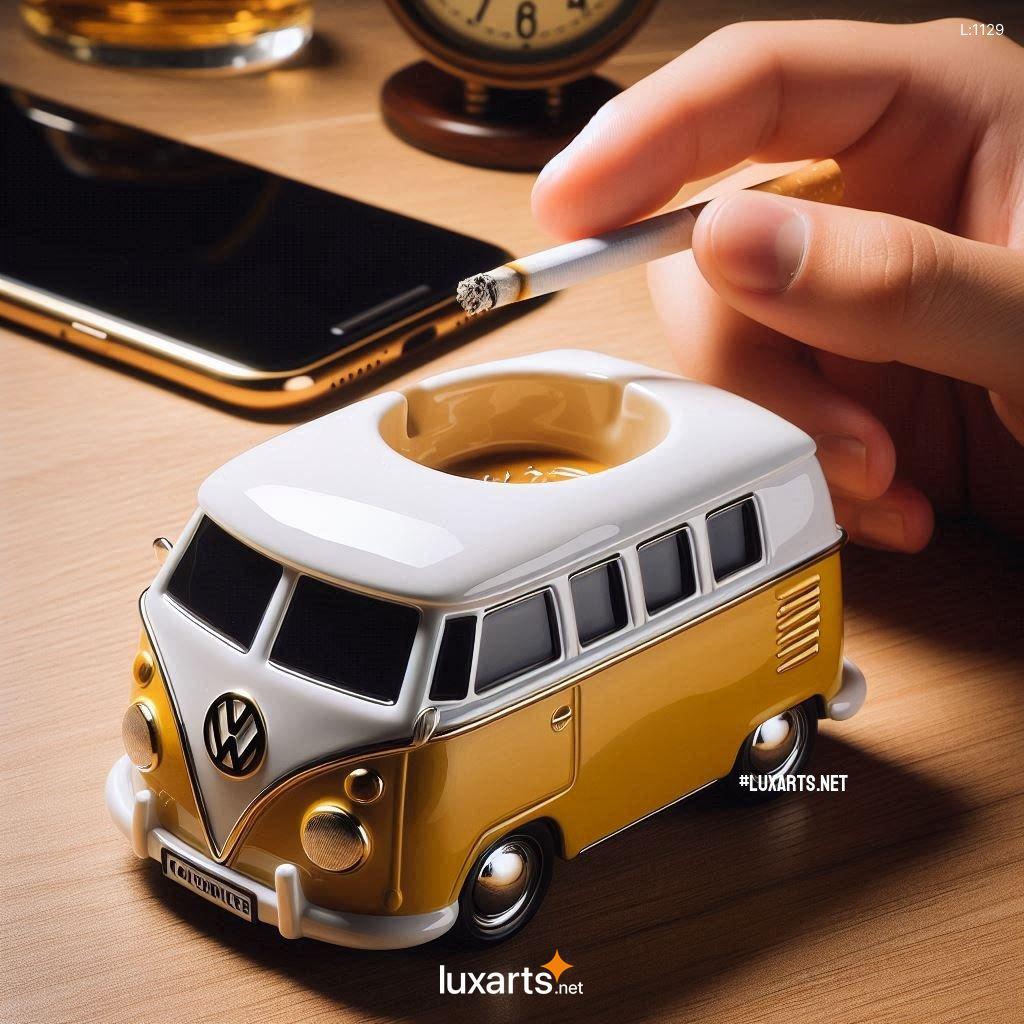 Unique Volkswagen Bus Shaped Ashtray: A Retro Touch for Your Decor volkswagen bus shaped ashtray 3