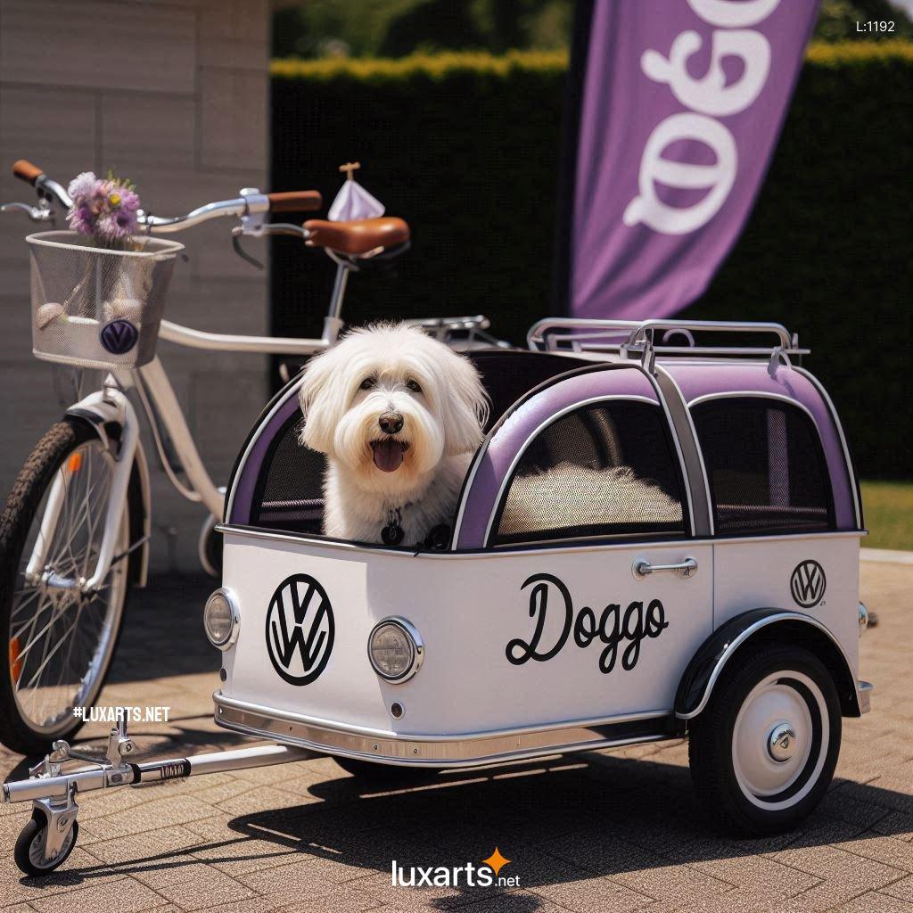 Volkswagen Bus Shaped Dog Bike Trailer: The Perfect Outdoor Companion volkswagen bus shaped dog bike trailer 11