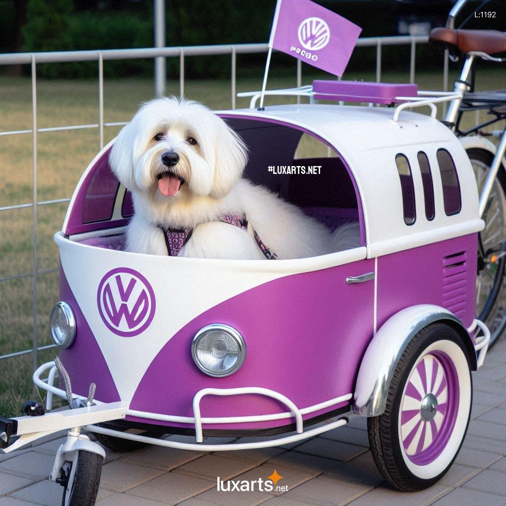 Volkswagen Bus Shaped Dog Bike Trailer: The Perfect Outdoor Companion volkswagen bus shaped dog bike trailer 2