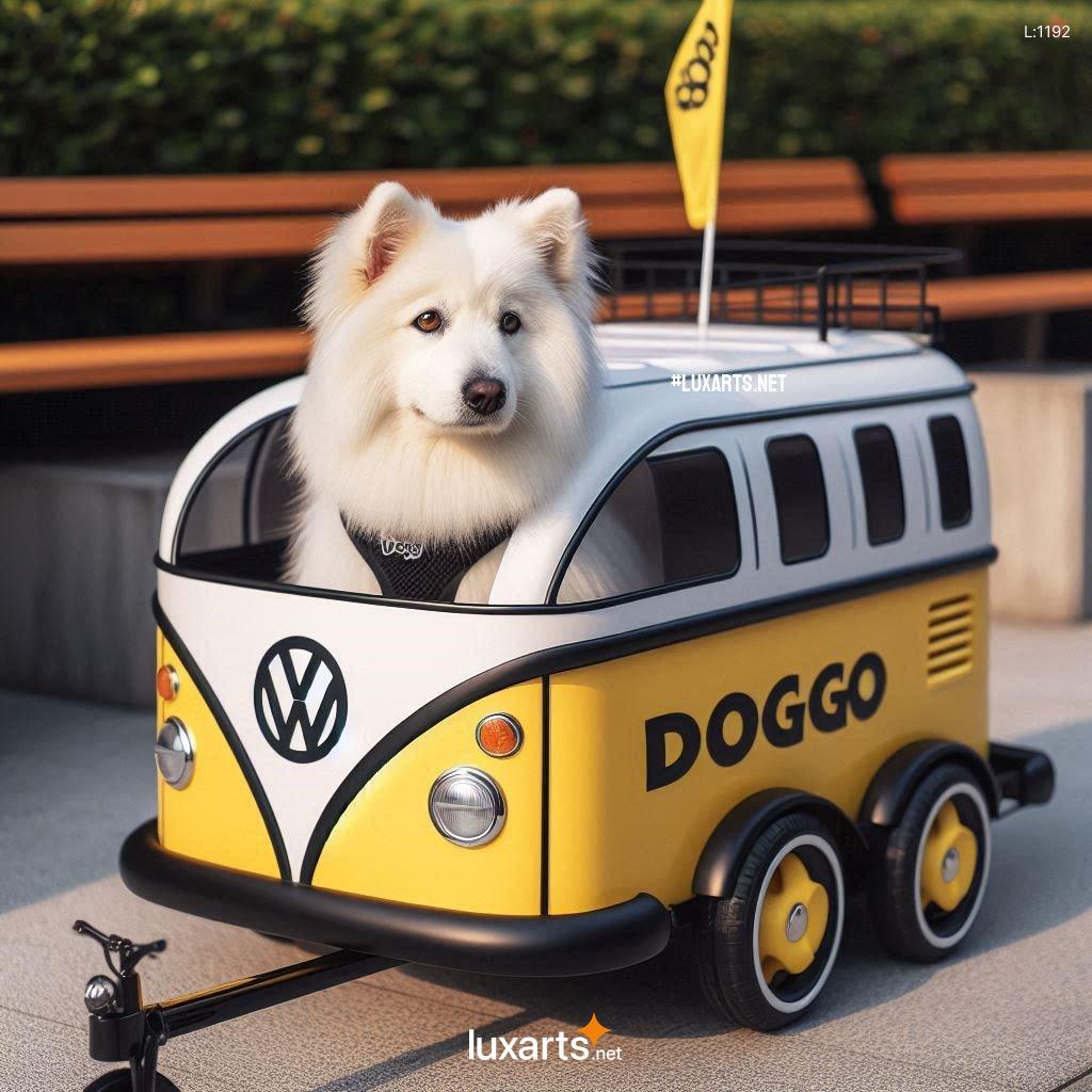 Volkswagen Bus Shaped Dog Bike Trailer: The Perfect Outdoor Companion volkswagen bus shaped dog bike trailer 7