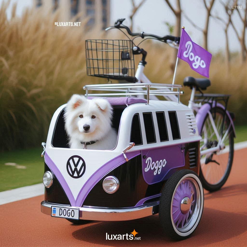 Volkswagen Bus Shaped Dog Bike Trailer: The Perfect Outdoor Companion volkswagen bus shaped dog bike trailer 8