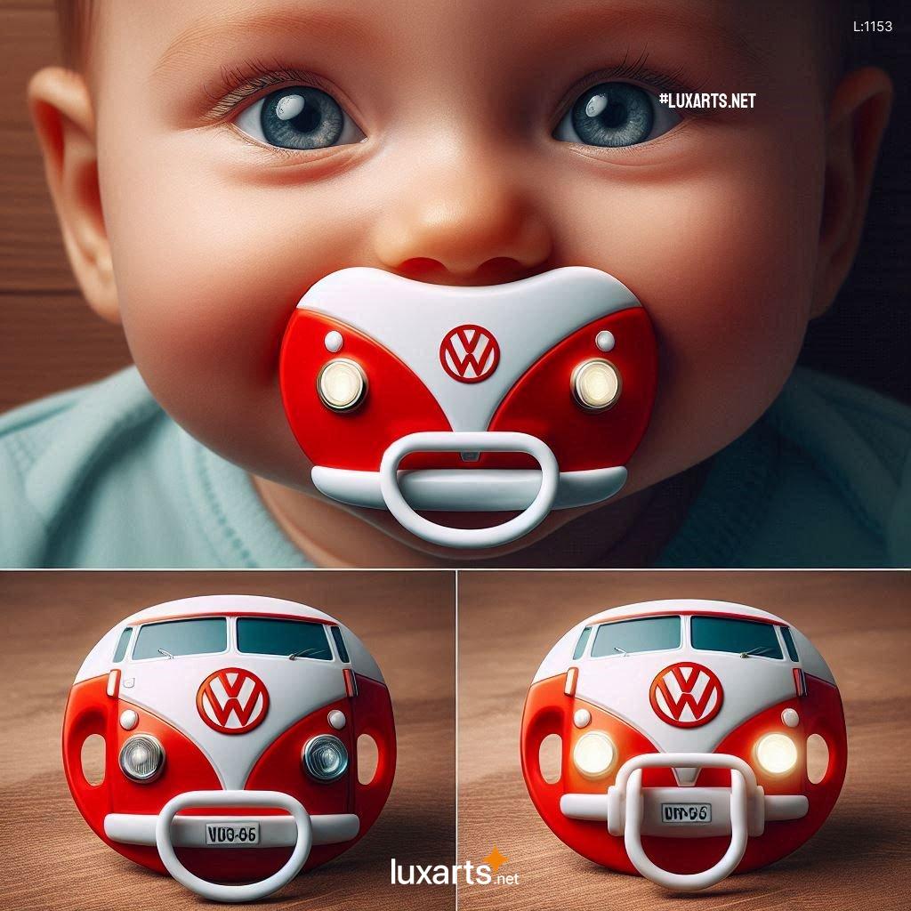 Retro Cool: Volkswagen Bus Inspired Pacifier for Your Little One vw bus inspired pacifier 1
