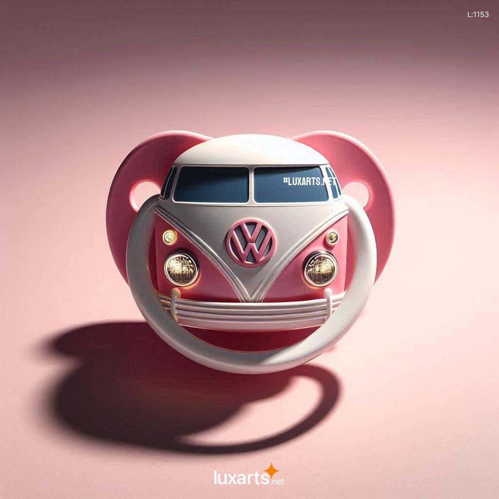 Retro Cool: Volkswagen Bus Inspired Pacifier for Your Little One vw bus inspired pacifier 4