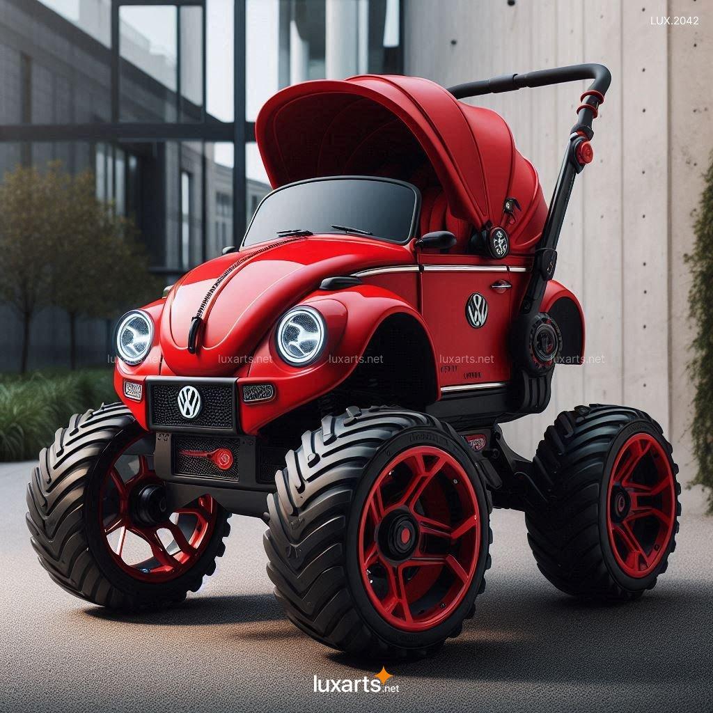 LUX.2042 VW Beetle Stroller: A Joyful Ride for Both Parents and Little Explorers beetle inspired stroller 8