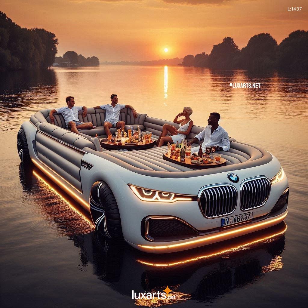 Ultimate BMW Inflatable Lounge Boat: Design & Comfort bmw inspired inflatable lounge boat 9