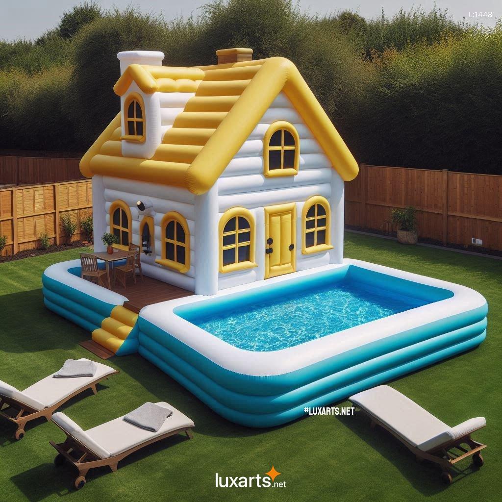 Giant Inflatable House Pool: Creative Designs for Backyard Fun giant inflatable house pool 12