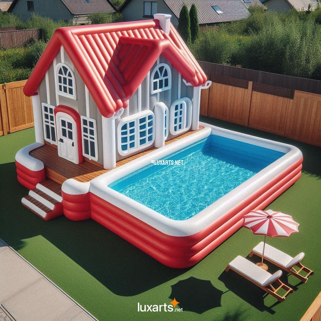 Giant Inflatable House Pool: Creative Designs for Backyard Fun giant inflatable house pool 2