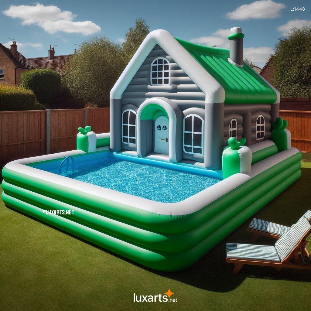 Giant Inflatable House Pool: Creative Designs for Backyard Fun giant inflatable house pool 3