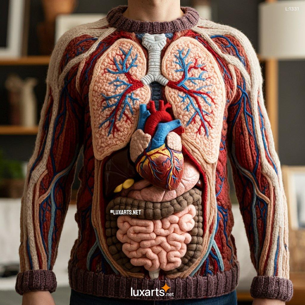 Sculptural Knitwear: Human Anatomy Shaped Sweaters | Wear Art human anatomy sweaters 3