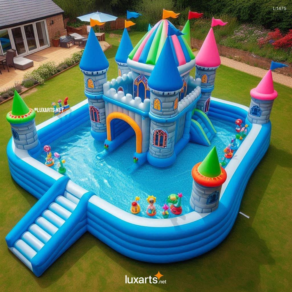 Unique Inflatable Castle Pools Creative Designs For Backyard Fun LuxArts