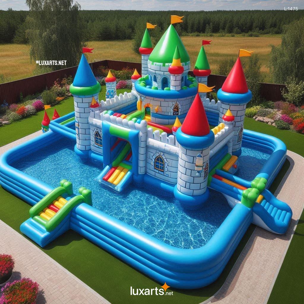 Unique Inflatable Castle Pools: Creative Designs for Backyard Fun inflatable castle pools 10