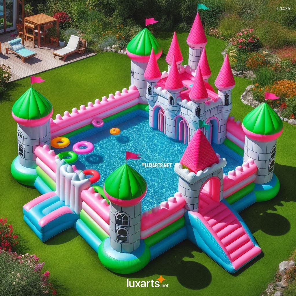 Unique Inflatable Castle Pools: Creative Designs for Backyard Fun inflatable castle pools 11