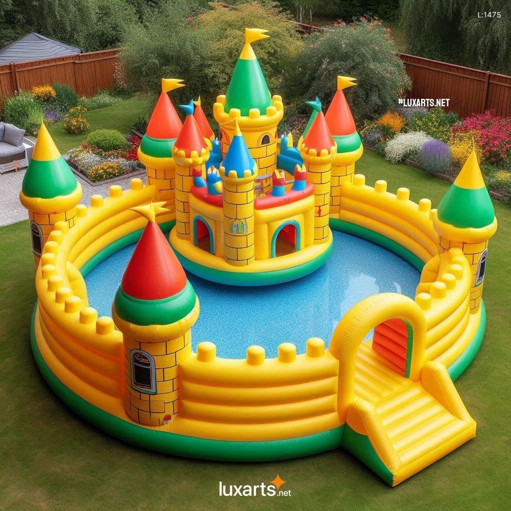 Unique Inflatable Castle Pools: Creative Designs for Backyard Fun inflatable castle pools 12