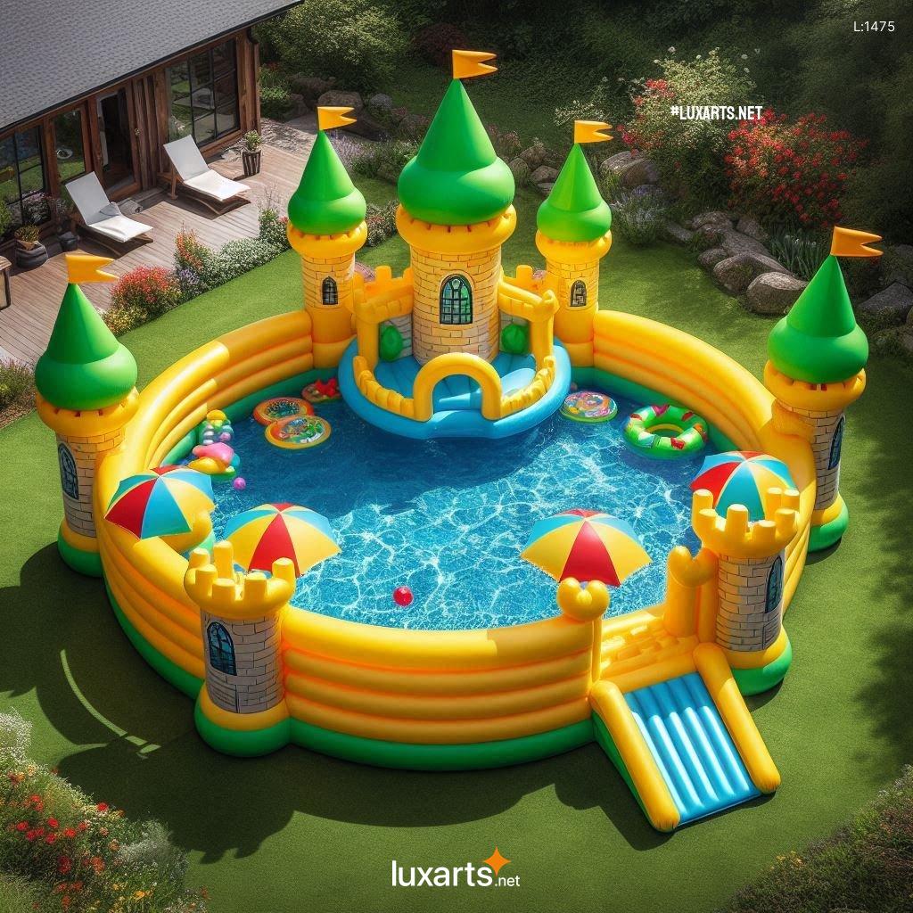 Unique Inflatable Castle Pools: Creative Designs for Backyard Fun inflatable castle pools 13