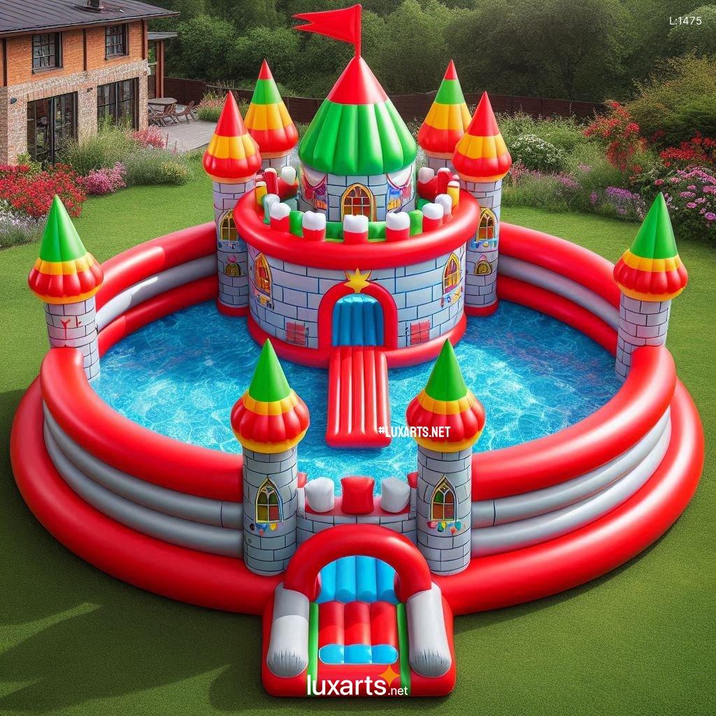 Unique Inflatable Castle Pools: Creative Designs for Backyard Fun inflatable castle pools 15