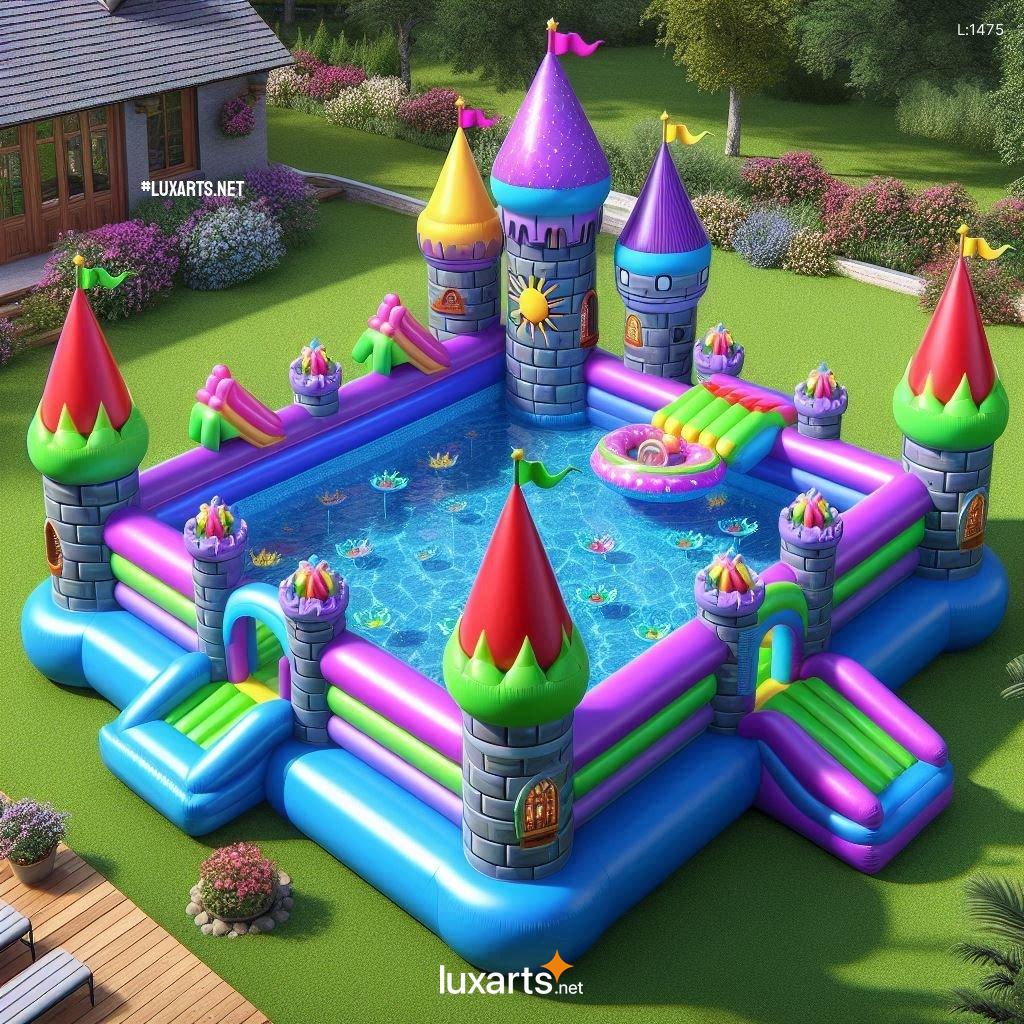 Unique Inflatable Castle Pools: Creative Designs for Backyard Fun inflatable castle pools 2