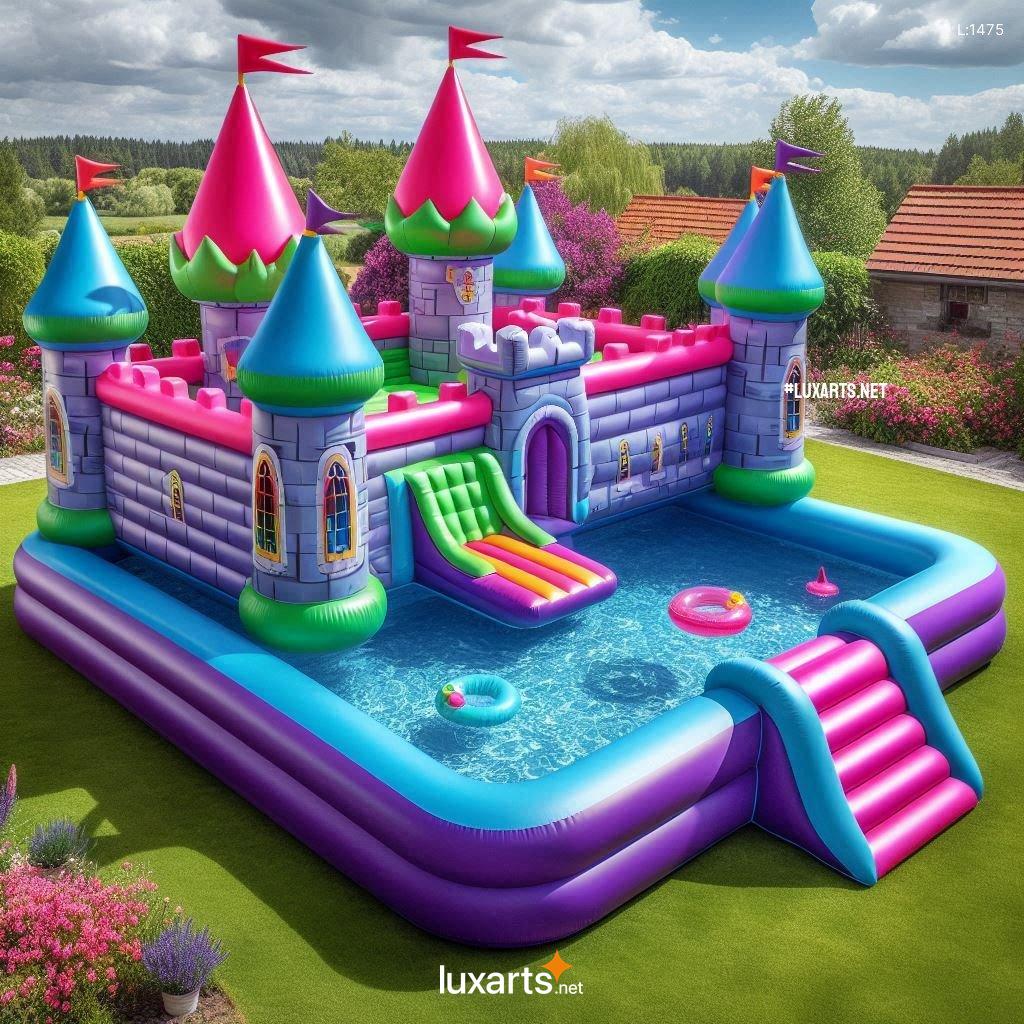 Unique Inflatable Castle Pools: Creative Designs for Backyard Fun inflatable castle pools 4