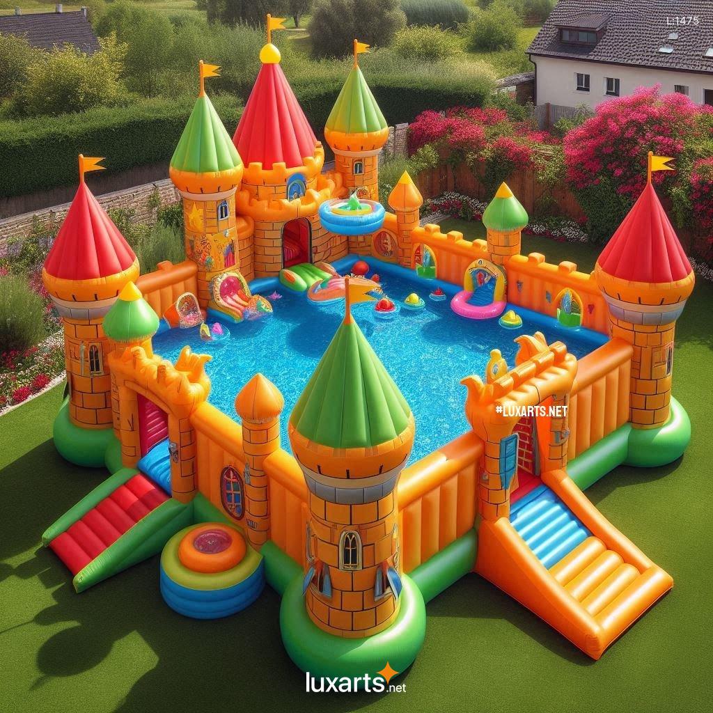 Unique Inflatable Castle Pools: Creative Designs for Backyard Fun inflatable castle pools 5