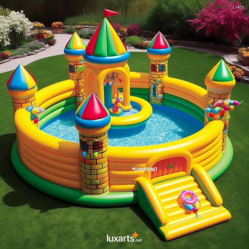 Unique Inflatable Castle Pools: Creative Designs for Backyard Fun inflatable castle pools 6