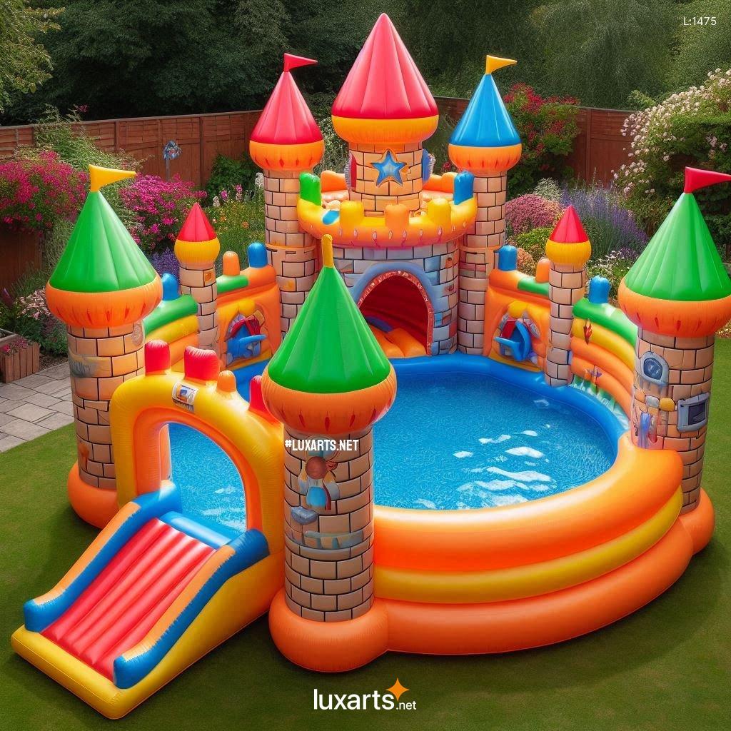 Unique Inflatable Castle Pools: Creative Designs for Backyard Fun inflatable castle pools 7