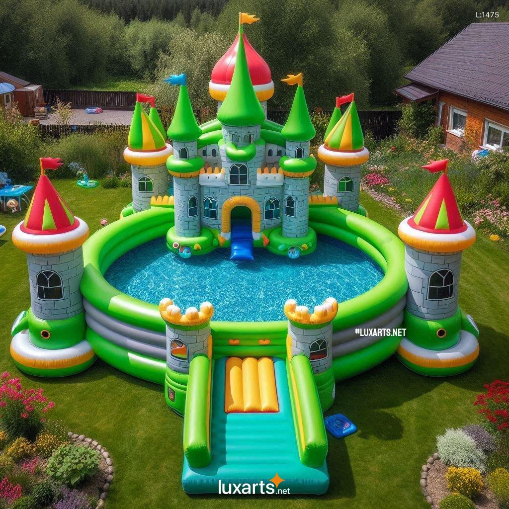 Unique Inflatable Castle Pools: Creative Designs for Backyard Fun inflatable castle pools 8