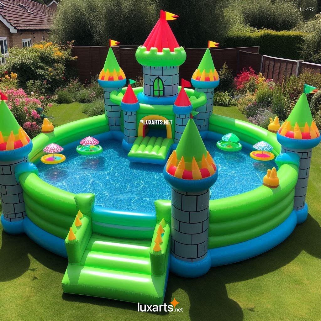 Unique Inflatable Castle Pools: Creative Designs for Backyard Fun inflatable castle pools 9