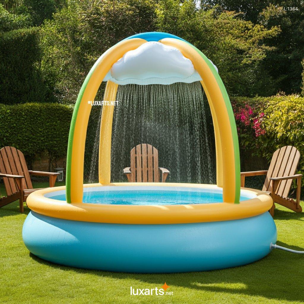 Inflatable Cloud Shower Pool: Innovative Cloud-Shaped Shower Pool for Your Backyard inflatable cloud shower pool 10