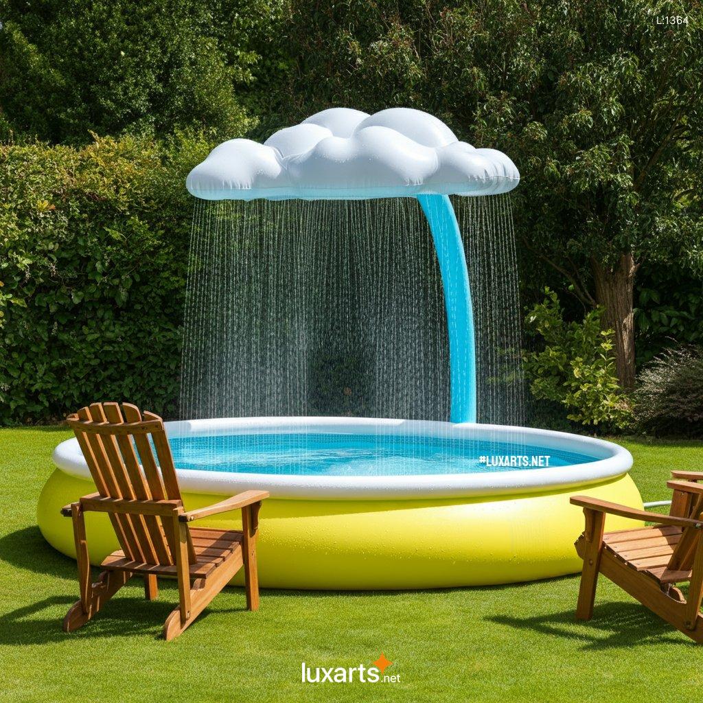 Inflatable Cloud Shower Pool: Innovative Cloud-Shaped Shower Pool for Your Backyard inflatable cloud shower pool 11