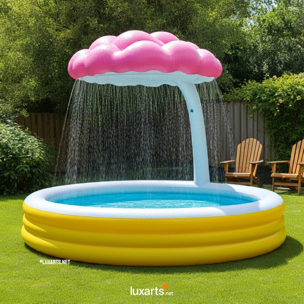 Inflatable Cloud Shower Pool: Innovative Cloud-Shaped Shower Pool for Your Backyard inflatable cloud shower pool 4