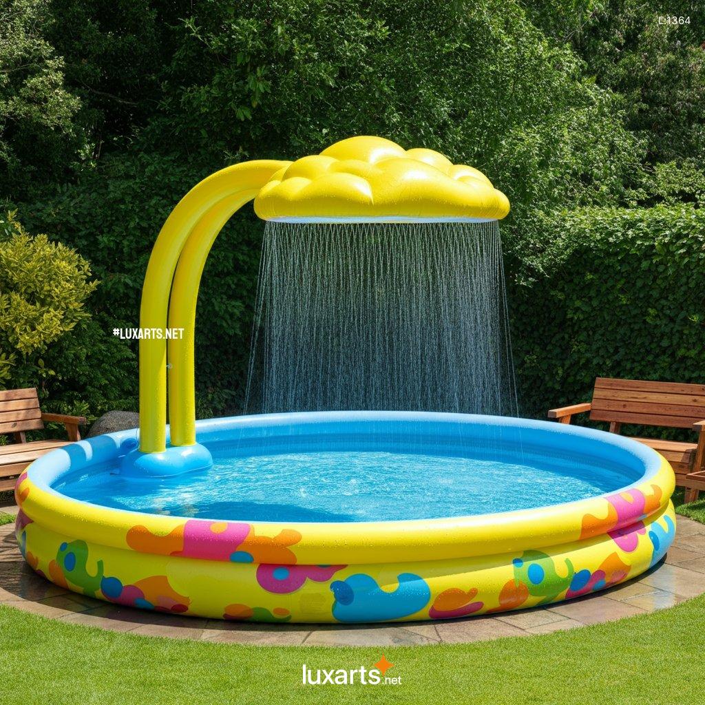 Inflatable Cloud Shower Pool: Innovative Cloud-Shaped Shower Pool for Your Backyard inflatable cloud shower pool 6