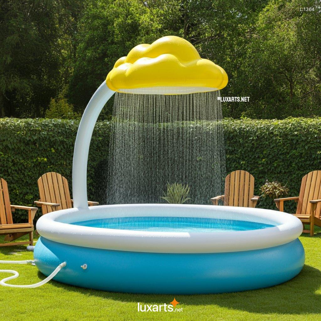 Inflatable Cloud Shower Pool: Innovative Cloud-Shaped Shower Pool for Your Backyard inflatable cloud shower pool 7