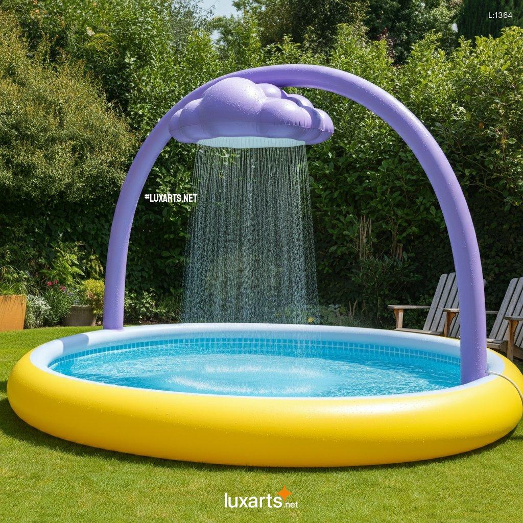 Inflatable Cloud Shower Pool: Innovative Cloud-Shaped Shower Pool for Your Backyard inflatable cloud shower pool 9