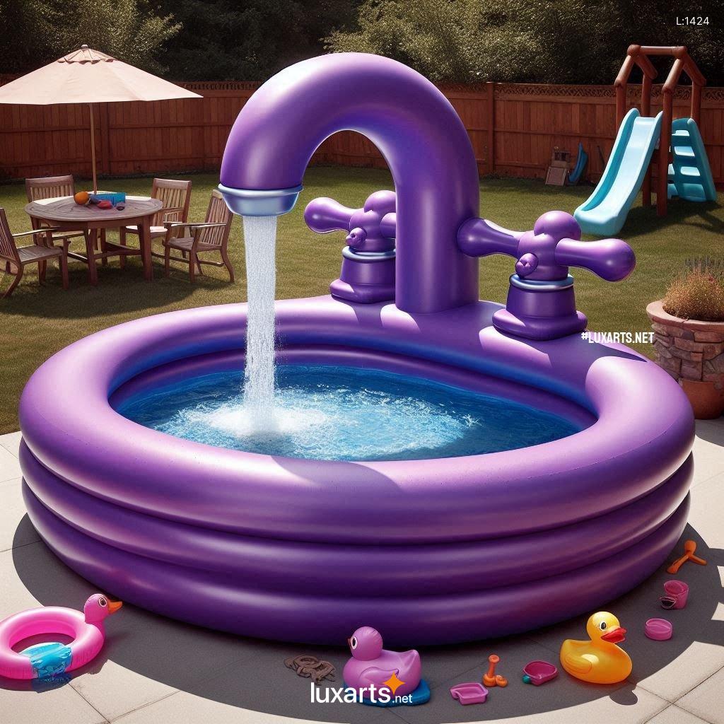 Inflatable Sink Shaped Pool: Unique, Fun & Portable Pool for Kids and Adults inflatable sink shaped pool 4