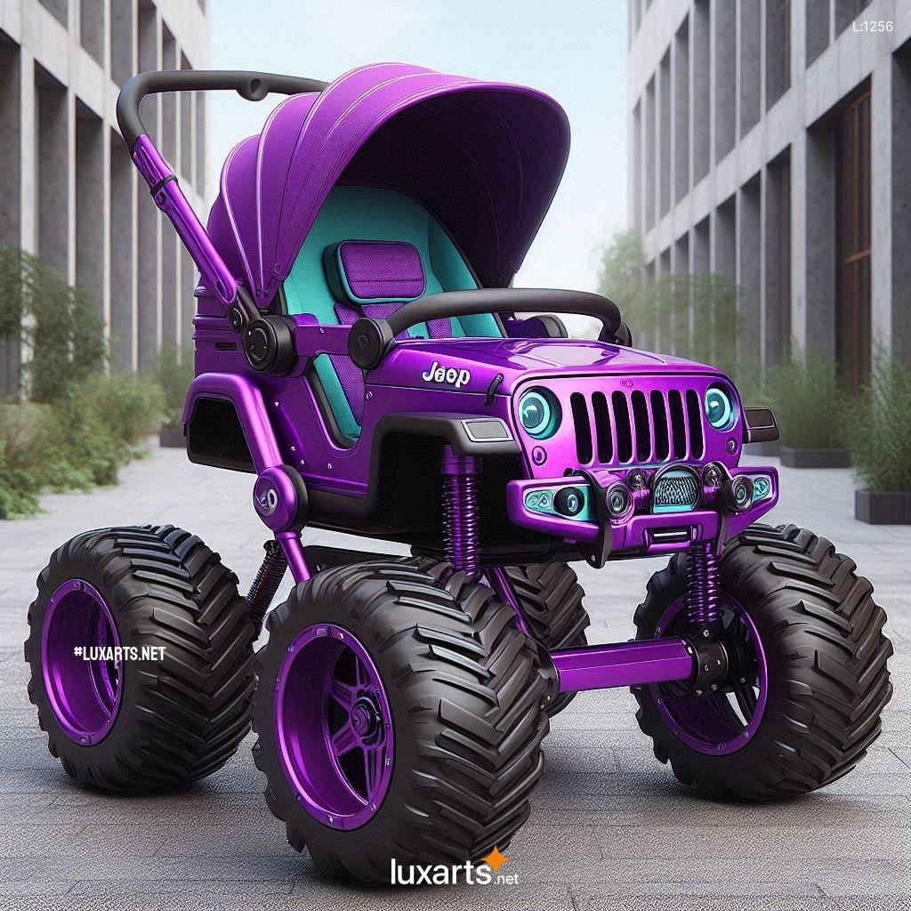 LUX.1256 Jeep Shaped Stroller: Strolling in Style, Unveiling the Ultimate Parenting Experience jeep inspired stroller 12