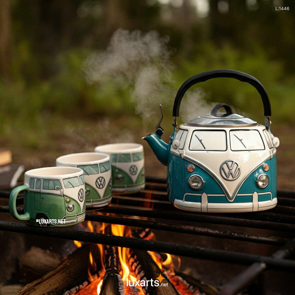 Unique Volkswagen Bus Inspired Camp Kettle: Perfect for Outdoor Adventures volkswagen bus inspired camp kettle 17