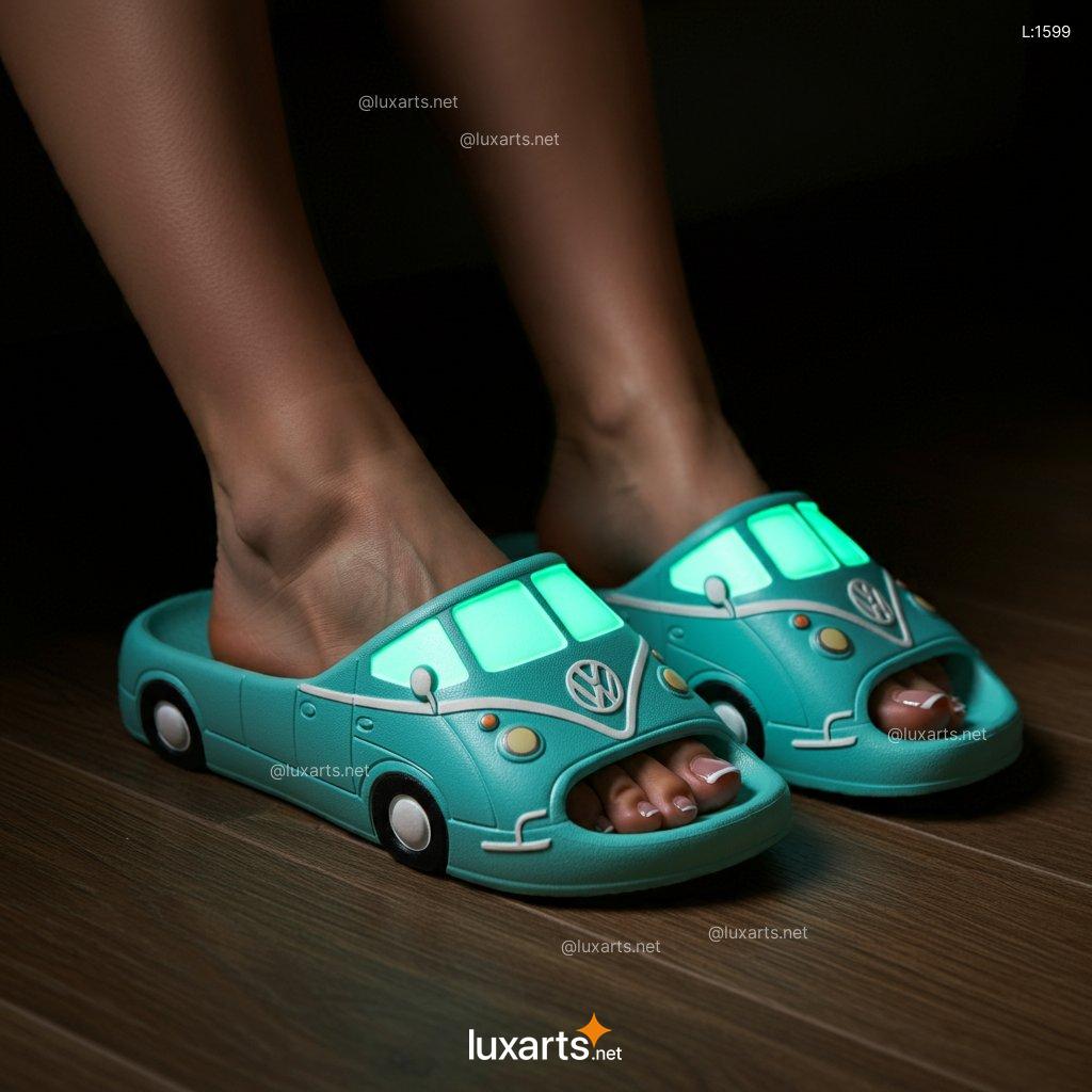 VW Bus Shaped Bedroom Slipper | Creative & Comfortable Footwear vw bus inspired slippers 14