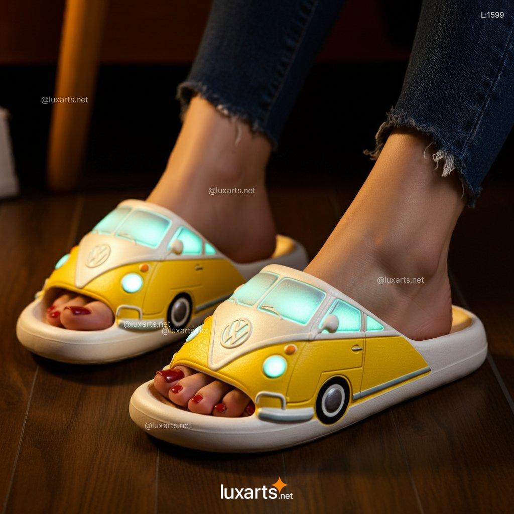 VW Bus Shaped Bedroom Slipper | Creative & Comfortable Footwear vw bus inspired slippers 17